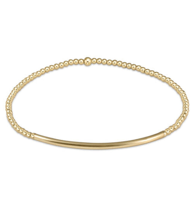 ENEWTON Classic Gold 2MM Bead Bracelet - Bliss Bar Gold