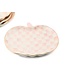 MACKENZIE CHILDS Rosy Check Pumpkin Ceramic Dessert Plate