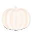 MACKENZIE CHILDS Rosy Check Pumpkin Ceramic Dessert Plate