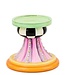 MACKENZIE CHILDS Trick or Treat Pillar Candle Holder