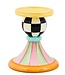MACKENZIE CHILDS Trick or Treat Pillar Candle Holder