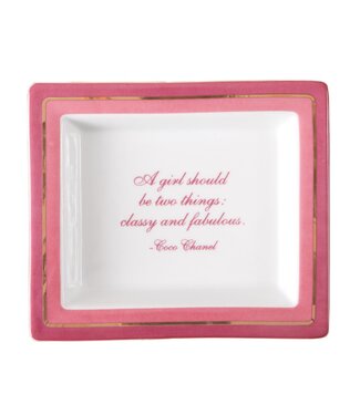 A Girl Should Be Classy and Fabulous Tray in Gift Box