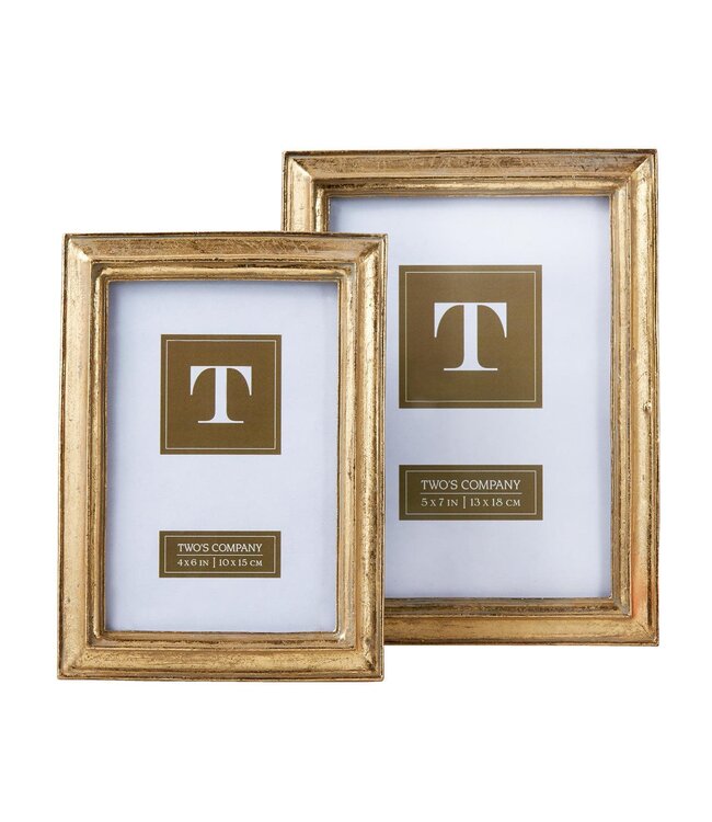 Gold Leaf Photo Frame