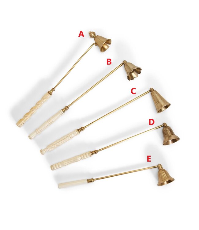 Lights Out Antiqued Gold Candle Snuffer