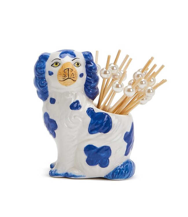 Staffordshire Dog with 20 Picks in Gift Box