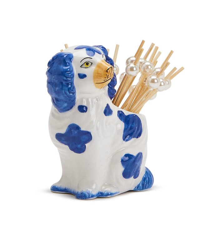 Staffordshire Dog with 20 Picks in Gift Box