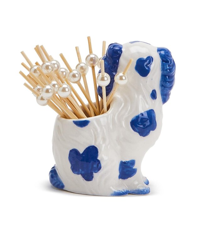 Staffordshire Dog with 20 Picks in Gift Box