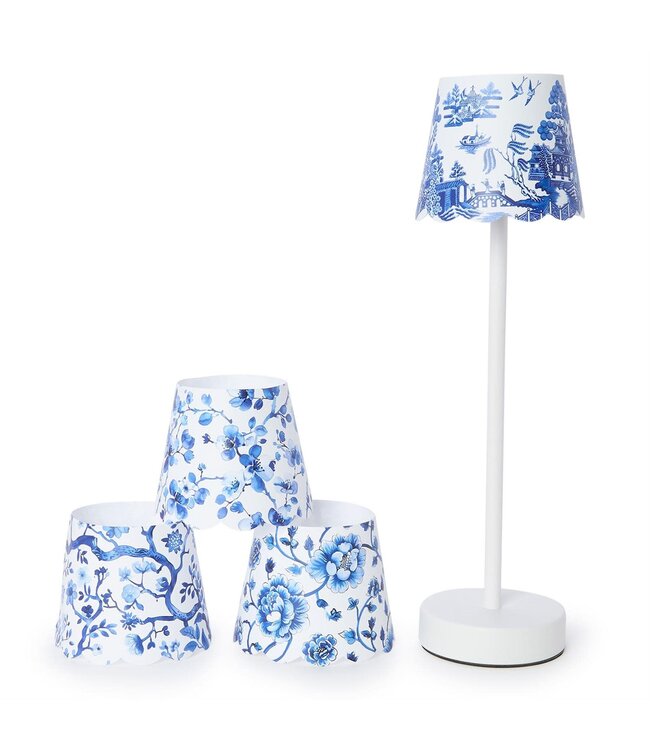 Chinoiserie Paper Shade Cover - Sold Individually