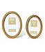 Laurel Wreath Gold Oval Photo Frame - Sold Individually