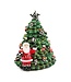 MACKENZIE CHILDS Courtly Christmas Tree Rotating Music Box