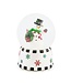 MACKENZIE CHILDS Check It Out Snowman Snow Globe
