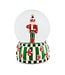 MACKENZIE CHILDS Candy Cottage Nutcracker Snow Globe