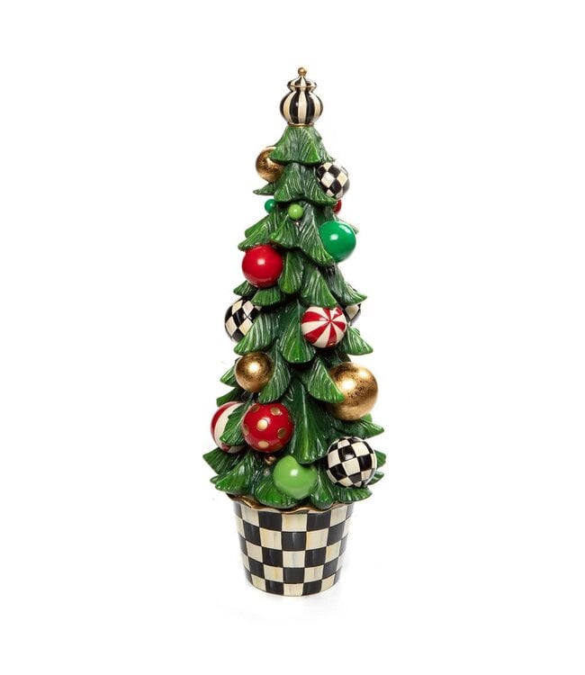 MACKENZIE CHILDS Jolly Holiday Illuminated Tree