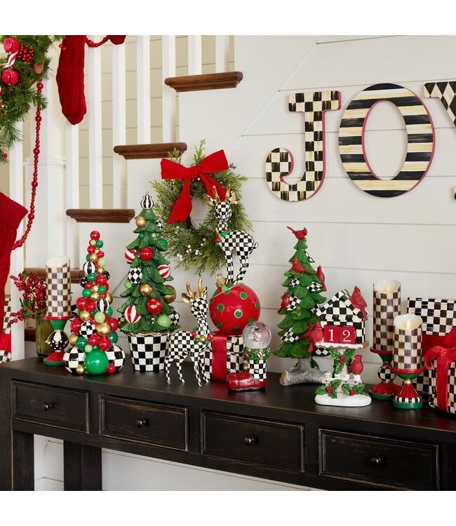 MACKENZIE CHILDS Jolly Holiday Illuminated Tree