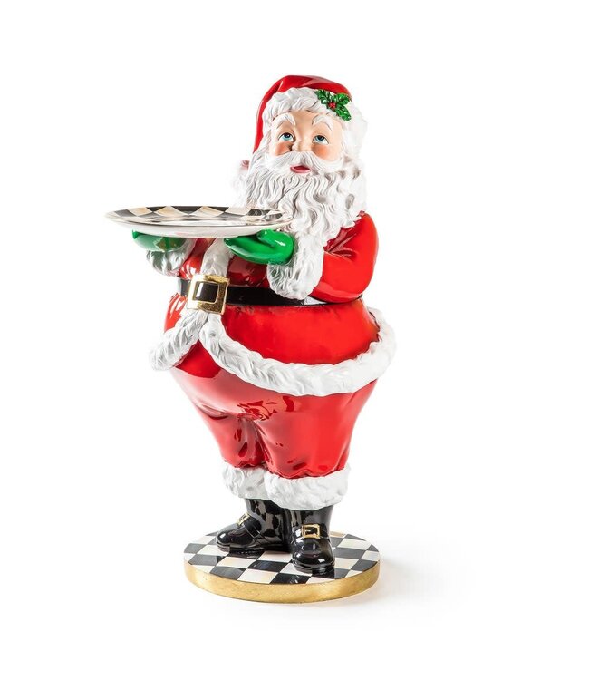 MACKENZIE CHILDS Jolly Santa Butler