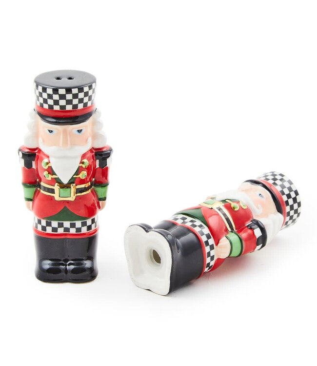 MACKENZIE CHILDS Classic Courtly Nutcracker Salt & Pepper Set