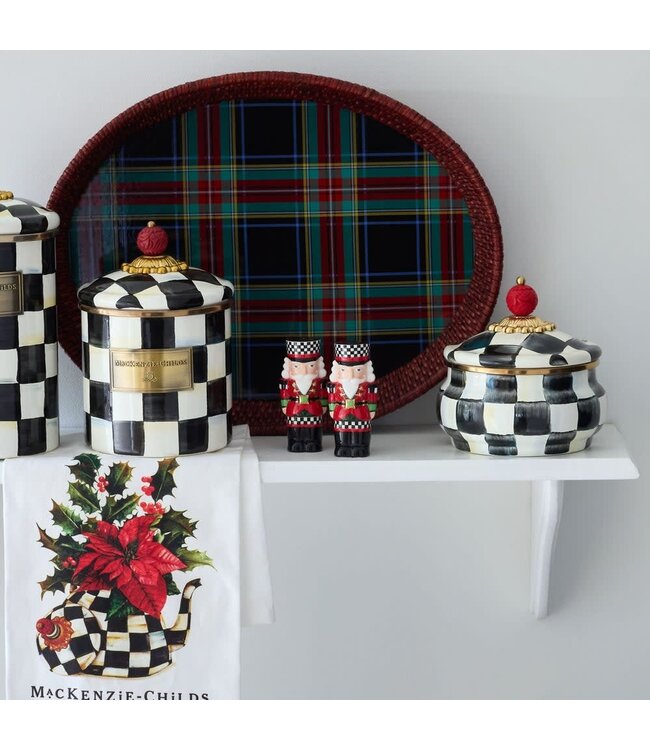 MACKENZIE CHILDS Classic Courtly Nutcracker Salt & Pepper Set