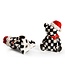 MACKENZIE CHILDS Courtly Santa Bear Salt & Pepper Set