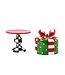 MACKENZIE CHILDS Check It Out Gift Lidded Cake Stand
