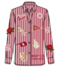 Emily Licensed Oklahoma Mini Icon Striped Button Down