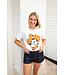 Arah Licensed Oklahoma State Mascot Sequin Flower Tee