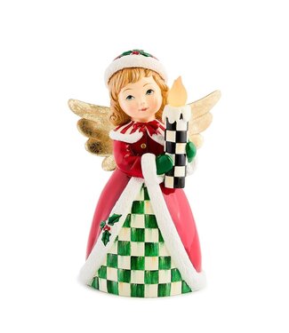 MACKENZIE CHILDS Check It Out Illuminated Retro Angel