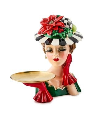 MACKENZIE CHILDS Check It Out Portrait Lady Butler