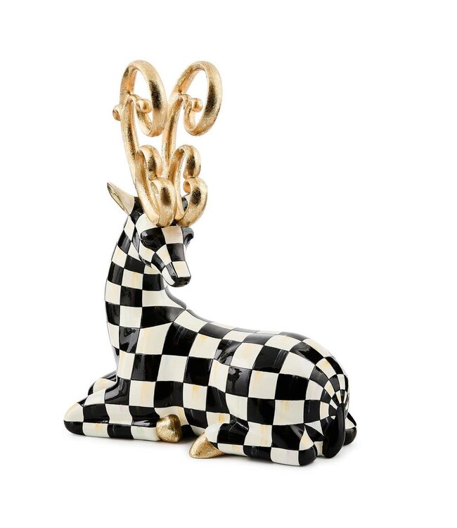 MACKENZIE CHILDS Courtly Noel Resting Deer