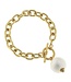 SUSAN SHAW Cotton Pearl Toggle Bracelet
