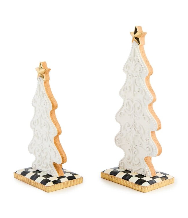 MACKENZIE CHILDS Gingerbread Small Tree - Sold Individually
