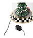 MACKENZIE CHILDS Christmas Tree Train Music Box Cloche