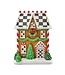 MACKENZIE CHILDS Holly Village Illuminated Gingerbread House