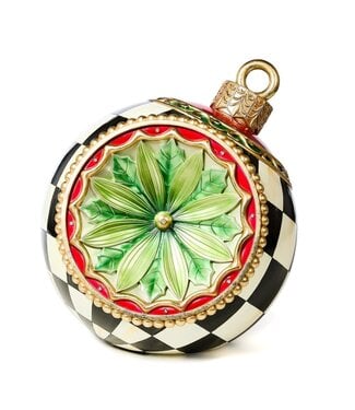 MACKENZIE CHILDS Reflector Illuminated Large Trophy Ornament