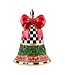 MACKENZIE CHILDS Holly Illuminated Trophy Bell