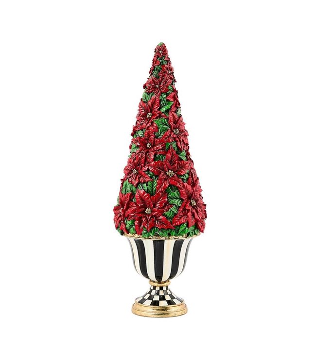 MACKENZIE CHILDS Illuminated Poinsettia Tree