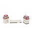 MACKENZIE CHILDS Holly Village Salt & Pepper Set