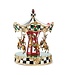 MACKENZIE CHILDS Merry Christmas Rotating Carousel