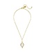 SUSAN SHAW Grace Paperclip Necklace