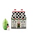 MACKENZIE CHILDS Holly Village Illuminated Ceramic Villa
