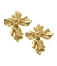 SUSAN SHAW Vintage French Cross Earrings