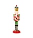 MACKENZIE CHILDS Check It Out Small Trophy Nutcracker