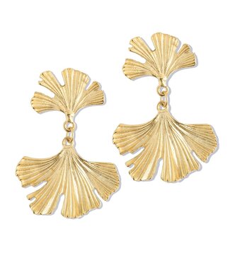 SUSAN SHAW Ginkgo Earrings