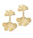 SUSAN SHAW Ginkgo Earrings