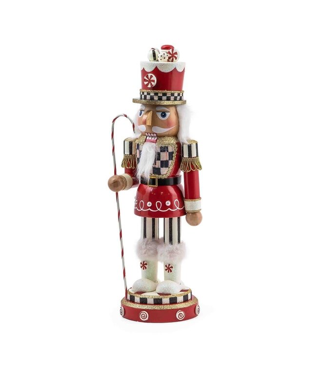 MACKENZIE CHILDS Peppermint Nutcracker