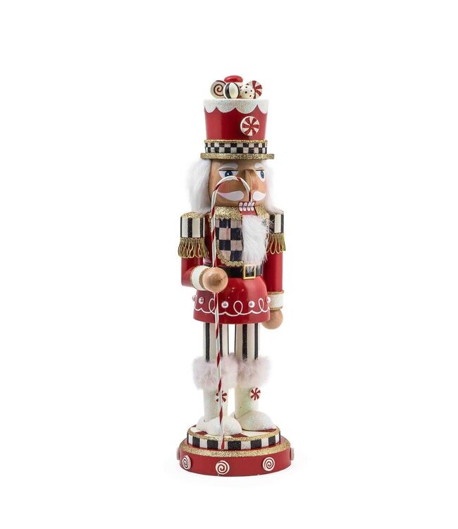 MACKENZIE CHILDS Peppermint Nutcracker