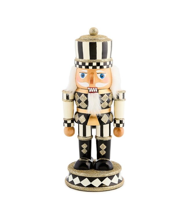 MACKENZIE CHILDS Courtly Harlequin Short Nutcracker