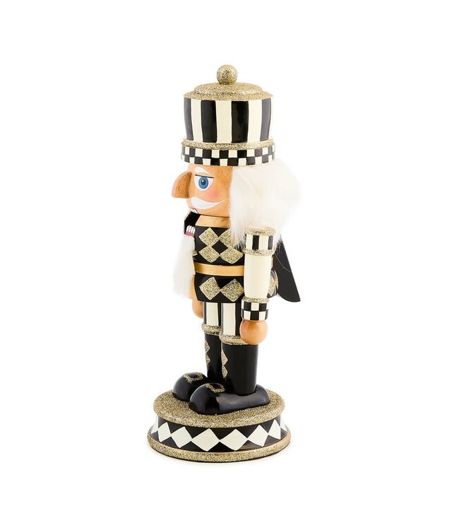 MACKENZIE CHILDS Courtly Harlequin Short Nutcracker