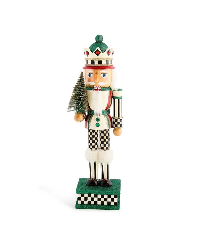 MACKENZIE CHILDS Sisal Tree Nutcracker