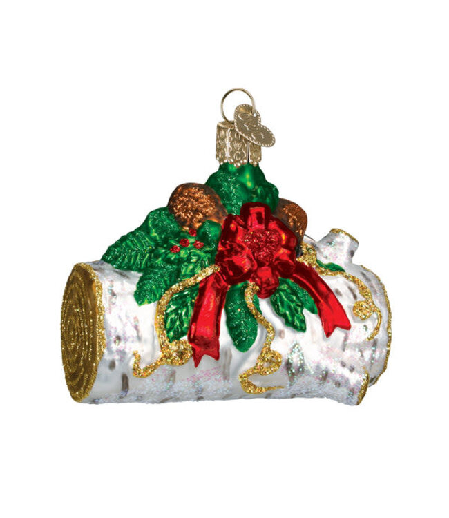 OLD WORLD CHRISTMAS Yule Log Ornament