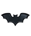 Stoneware Bat Shaped Dish - Matte Black